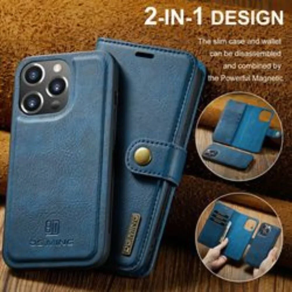 Suitable for iPhone16 17 Pro Max magnetic split mobile phone leather case iPhone